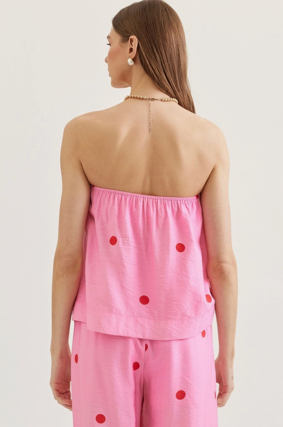 topshop pink polka dot dress Topshop Pink Polka Dot Slip Dress, 6 Haberdashery Resale Clothing Co