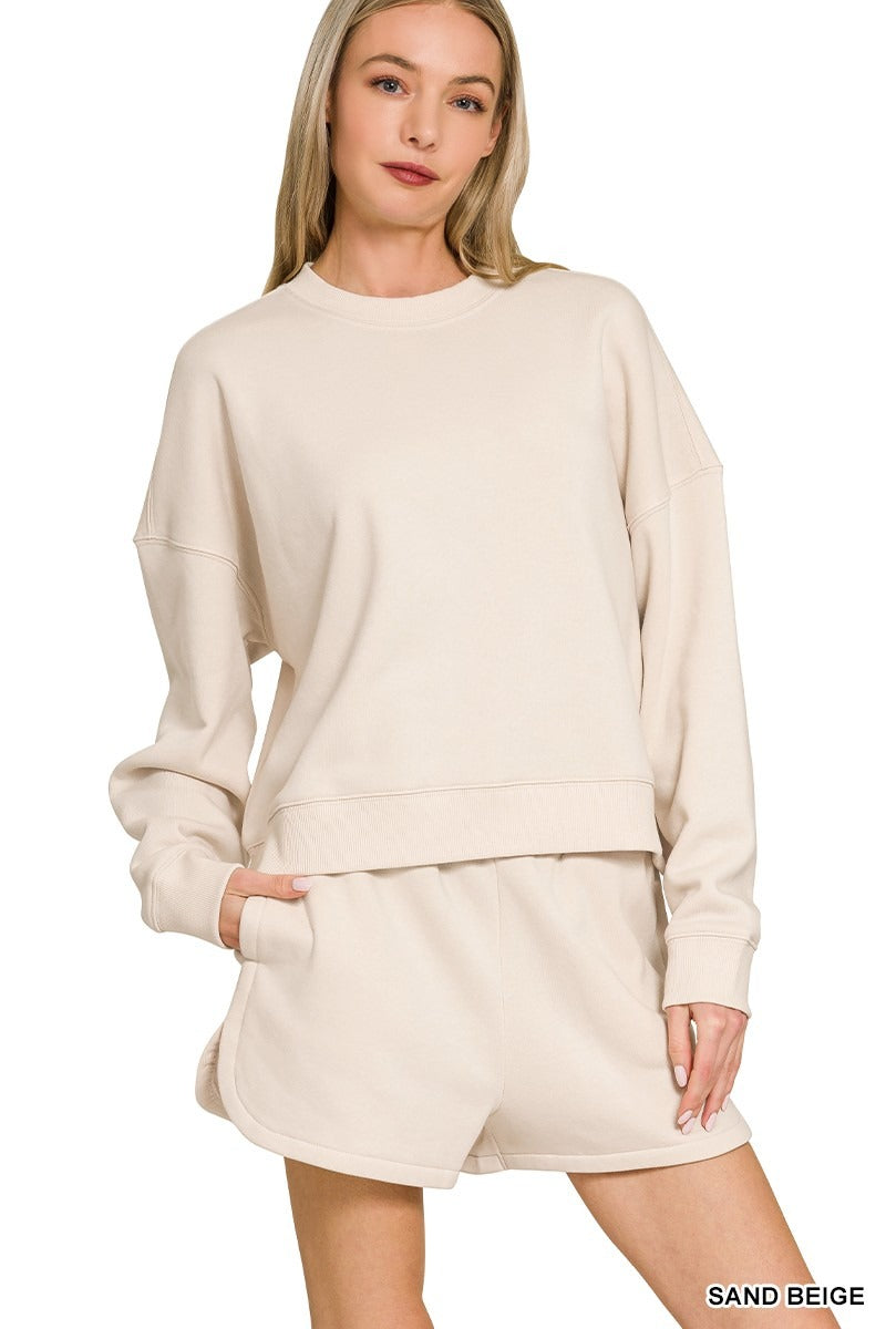 Fleece Sweatshirt & Shorts Set – nk boutique baton rouge