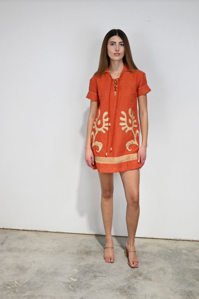 sir the label florentine mini dress Florentine Mini Dress in Oaxca Rafia