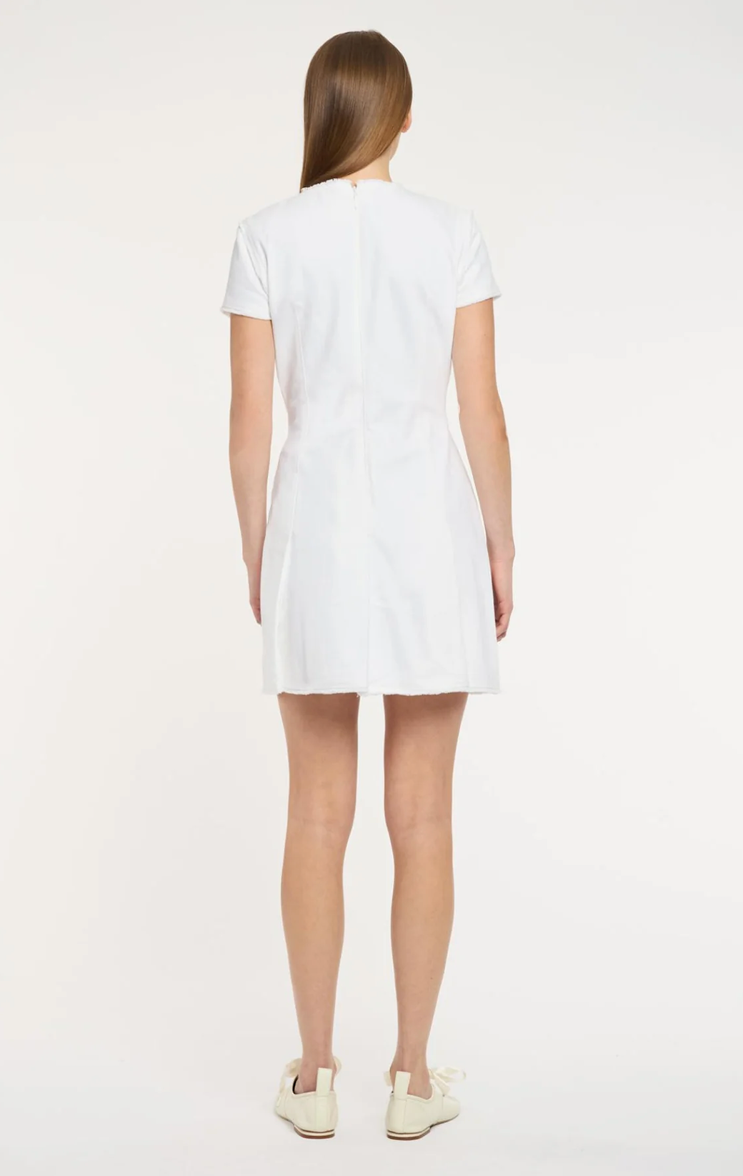 Nova Dress in White Denim – nk boutique baton rouge