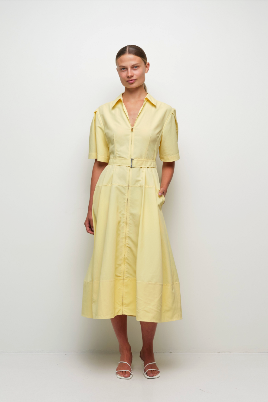Meredith Cotton Midi Dress in Buttercream nk boutique baton rouge Meredith Cotton Midi Dress in Buttercream nk boutique baton rouge