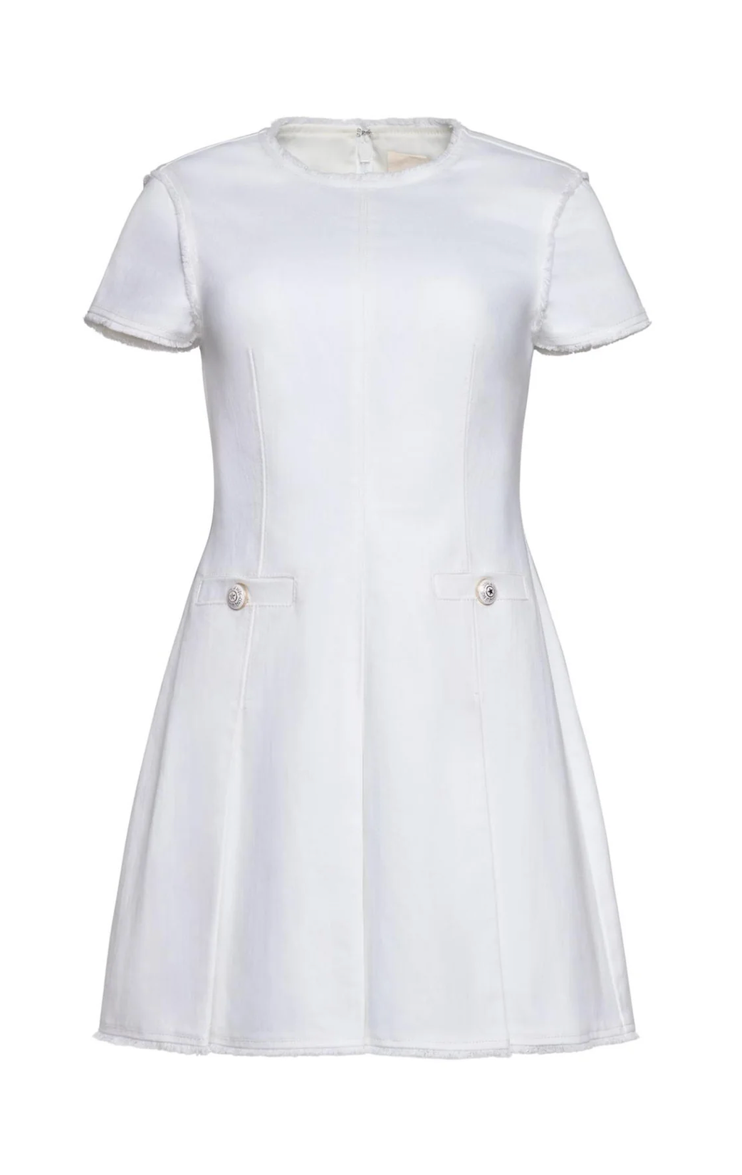 Nova Dress in White Denim – nk boutique baton rouge