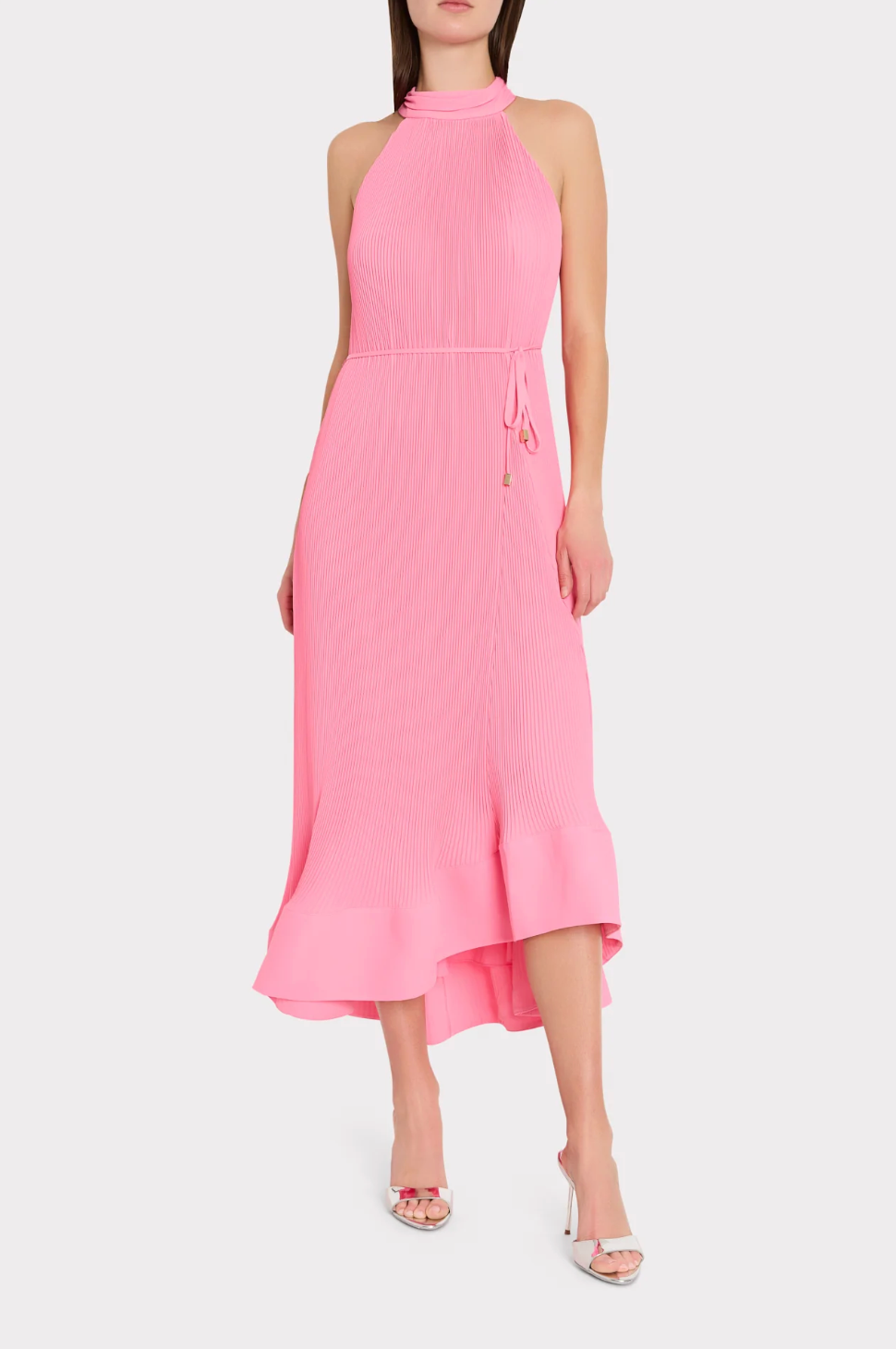 pleated midi halter dress Nalani Pleated Midi Dress – nk boutique baton rouge