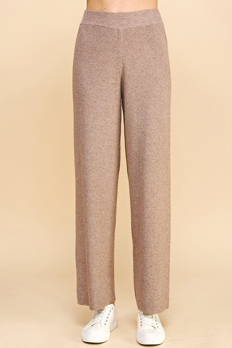 Knit Sweater Pants in Oatmeal – nk boutique baton rouge