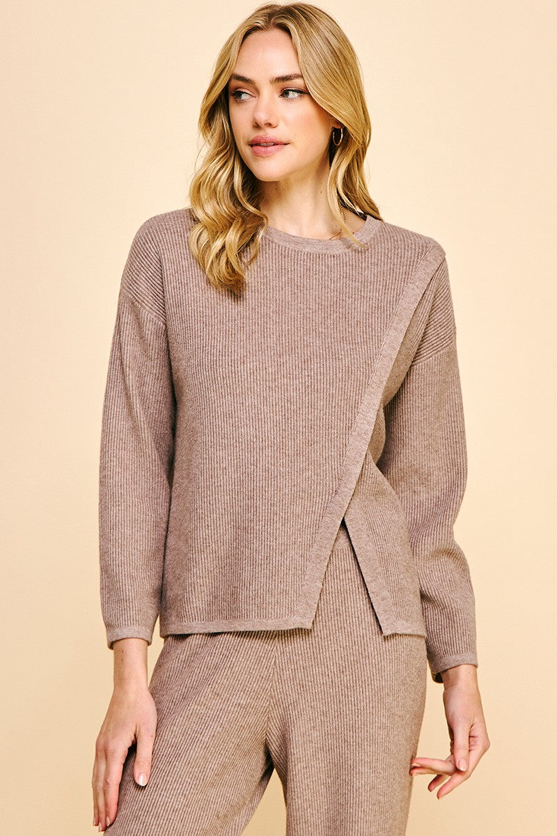 Knit Sweater Pants in Oatmeal – nk boutique baton rouge
