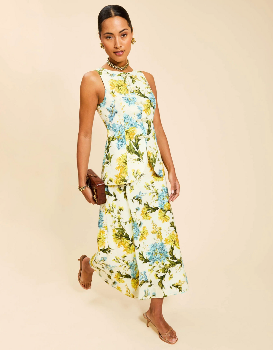 Annelise Vest in Verdant Blooms